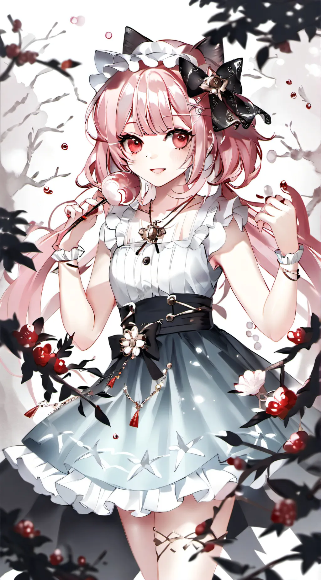 ai character: Sassy and gaga background