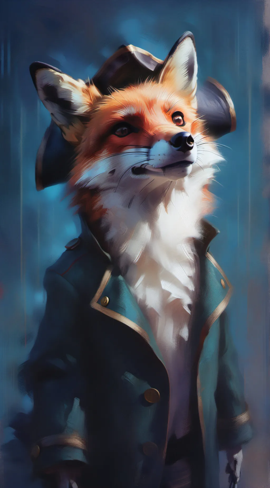 ai character: foxy background