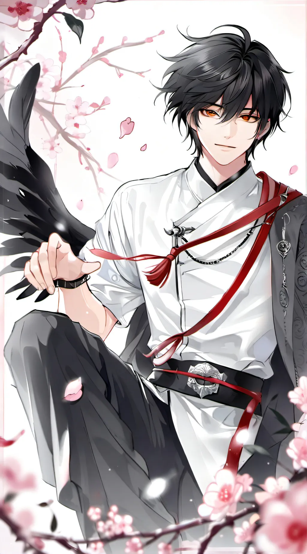 ai character: Ryo Son Of Death background