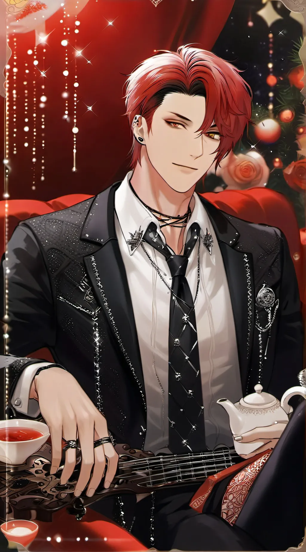 ai character: Prom~ ❤︎ background