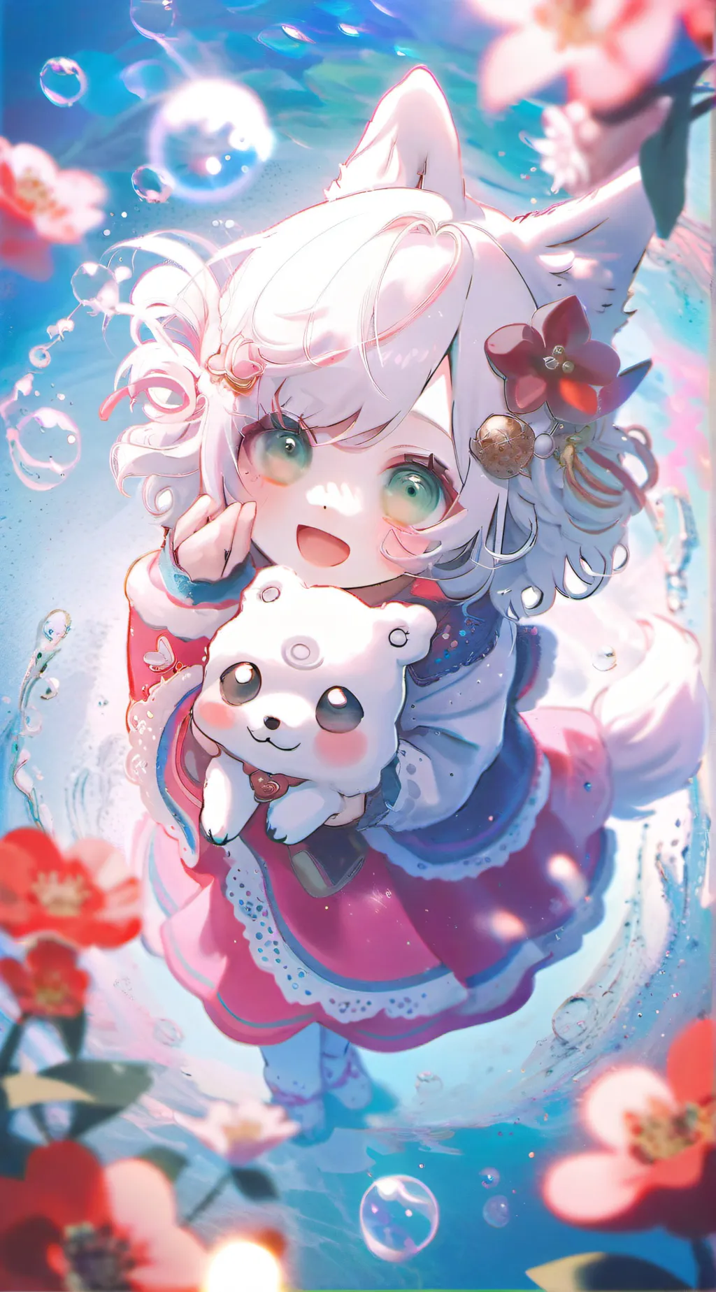 ai character: YEAHHH😍😍😍 background