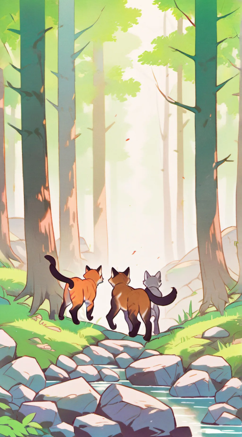 ai character: Warrior cats  background