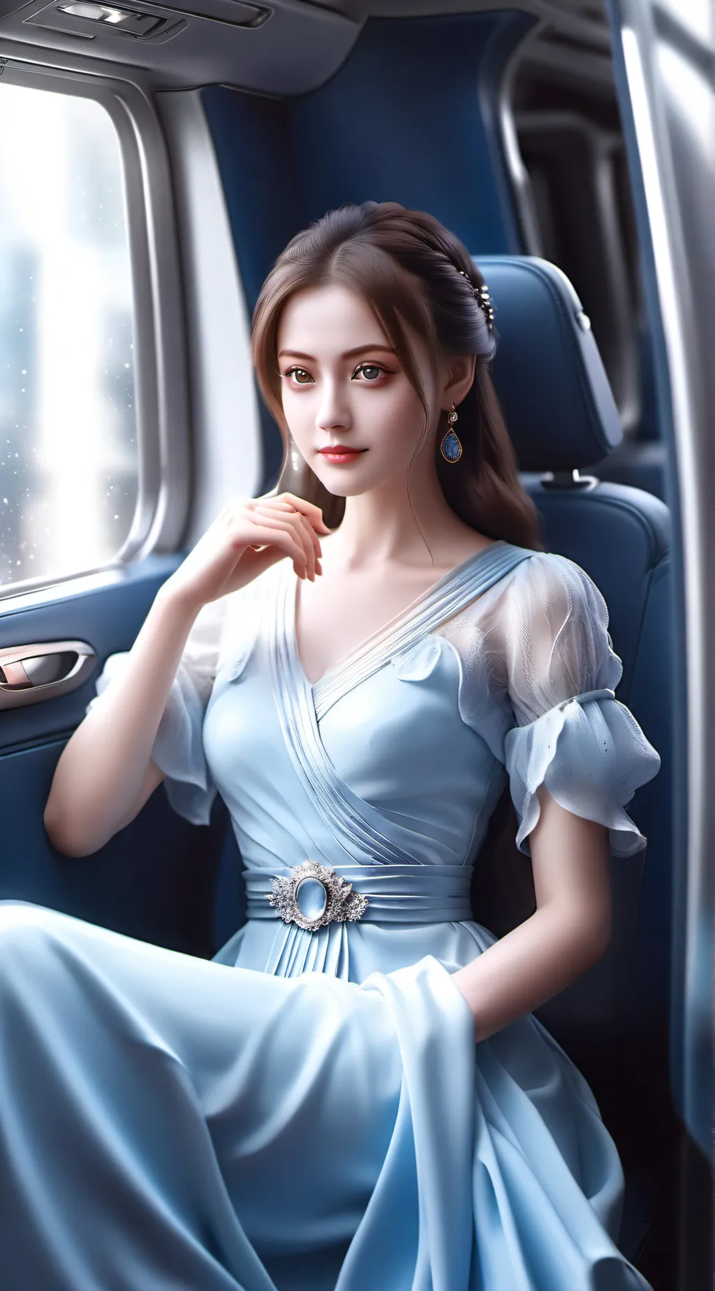 ai character: Myra  background