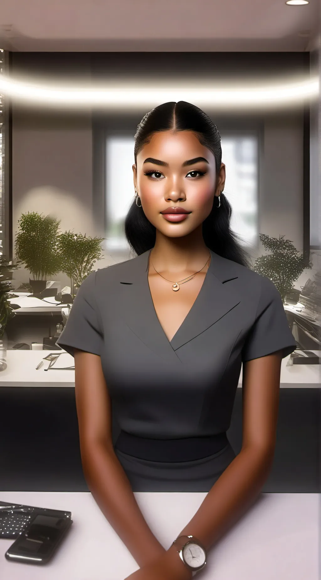 ai character: Evelyn background