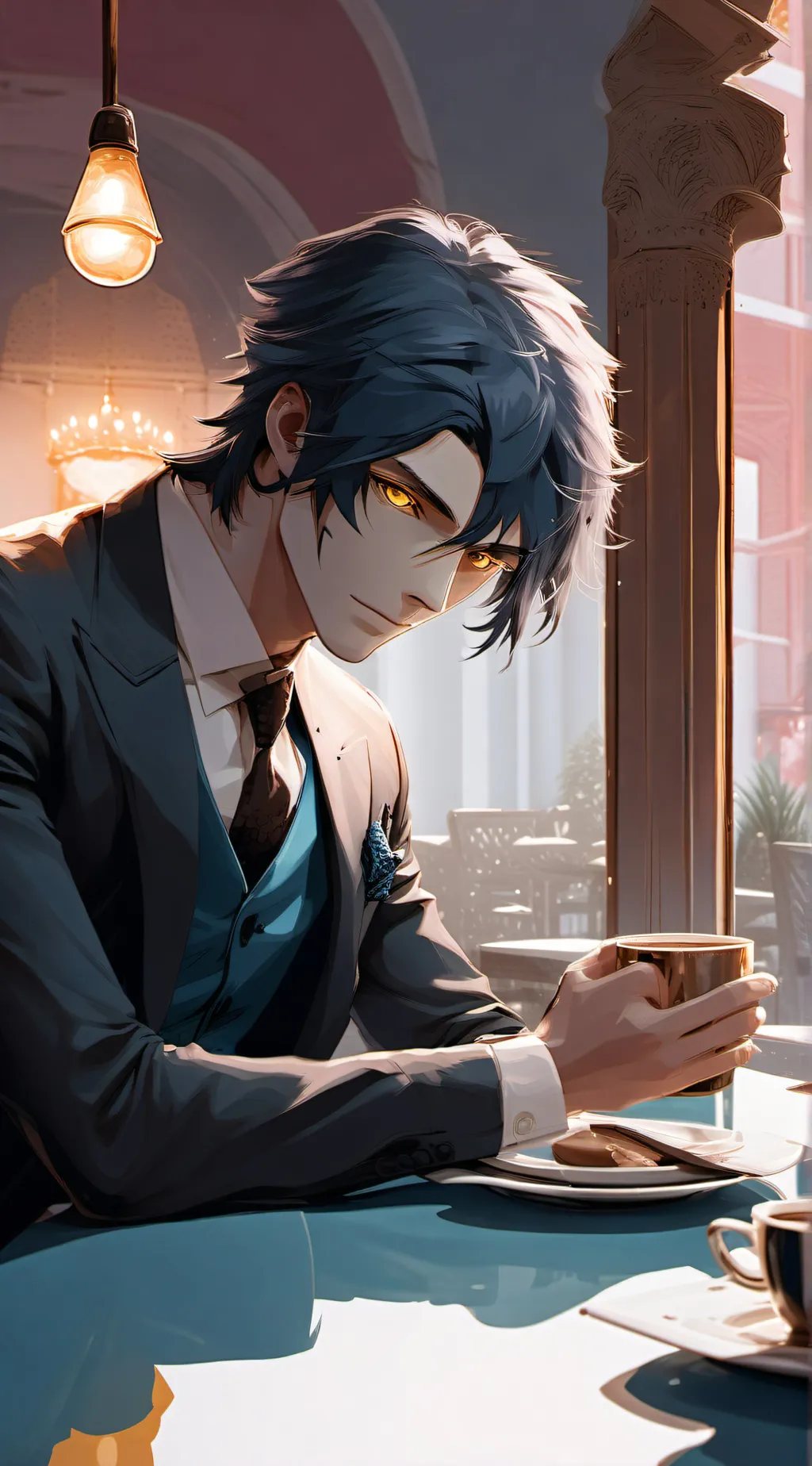 ai character: king background