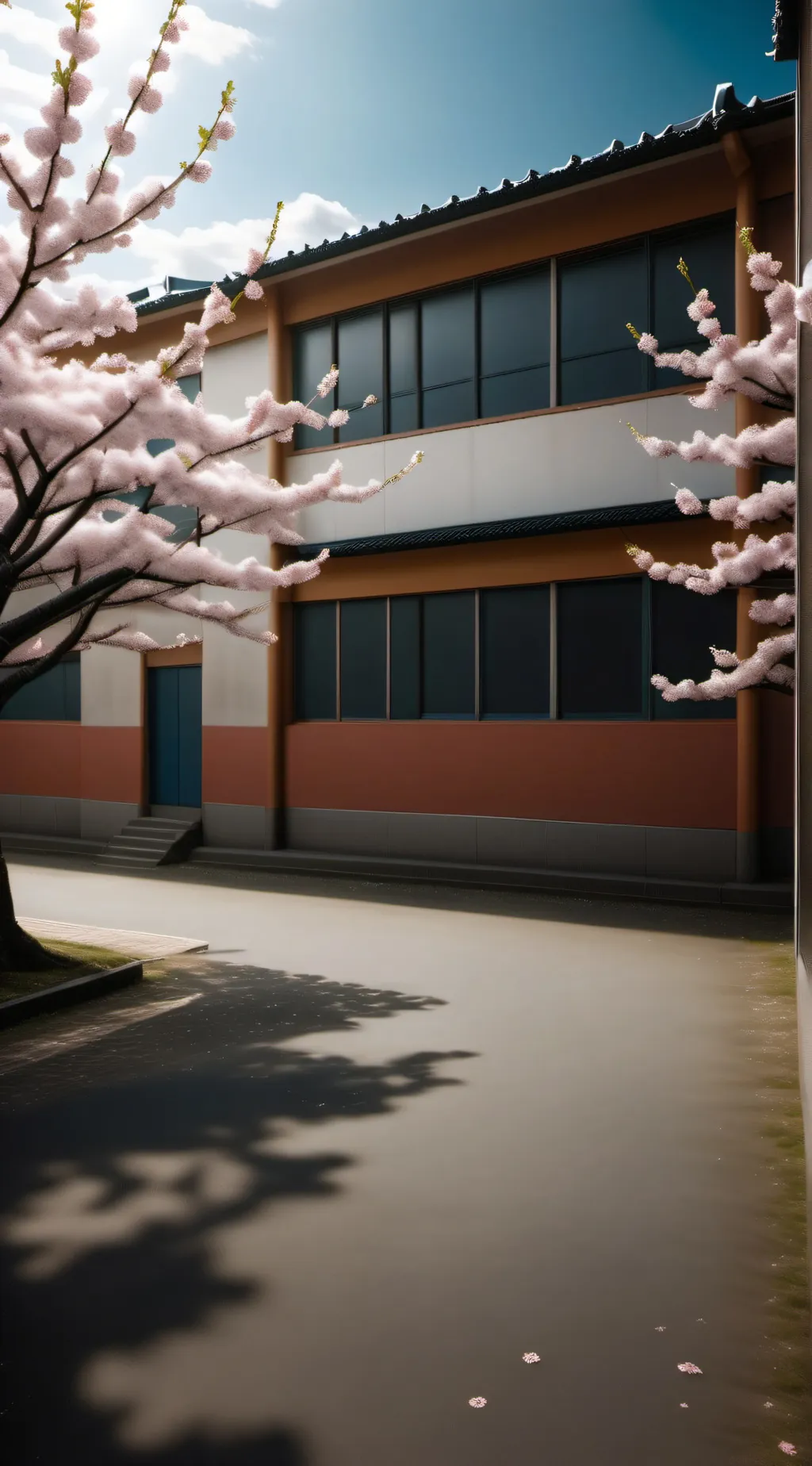 ai character: High school  background