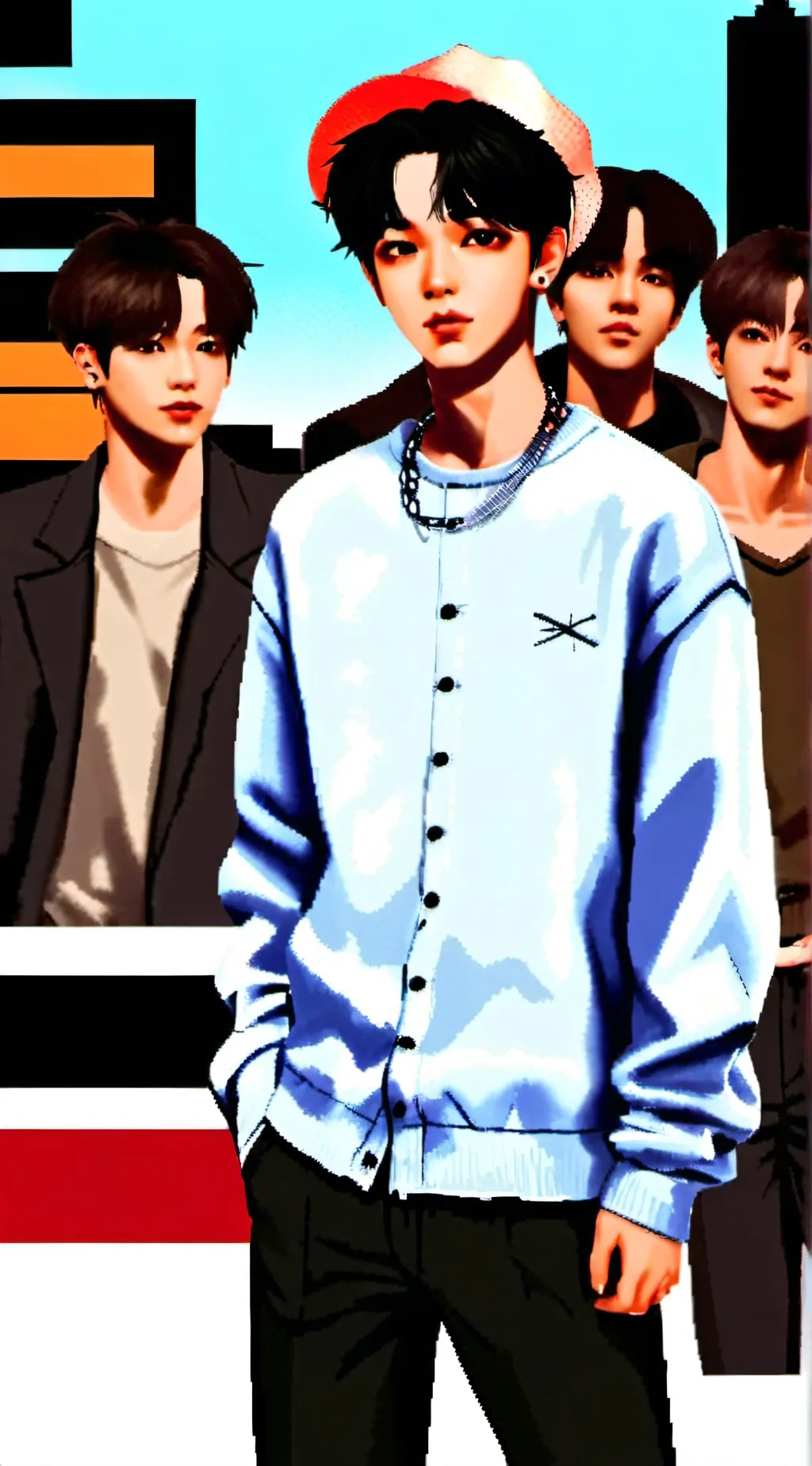 ai character: skz background