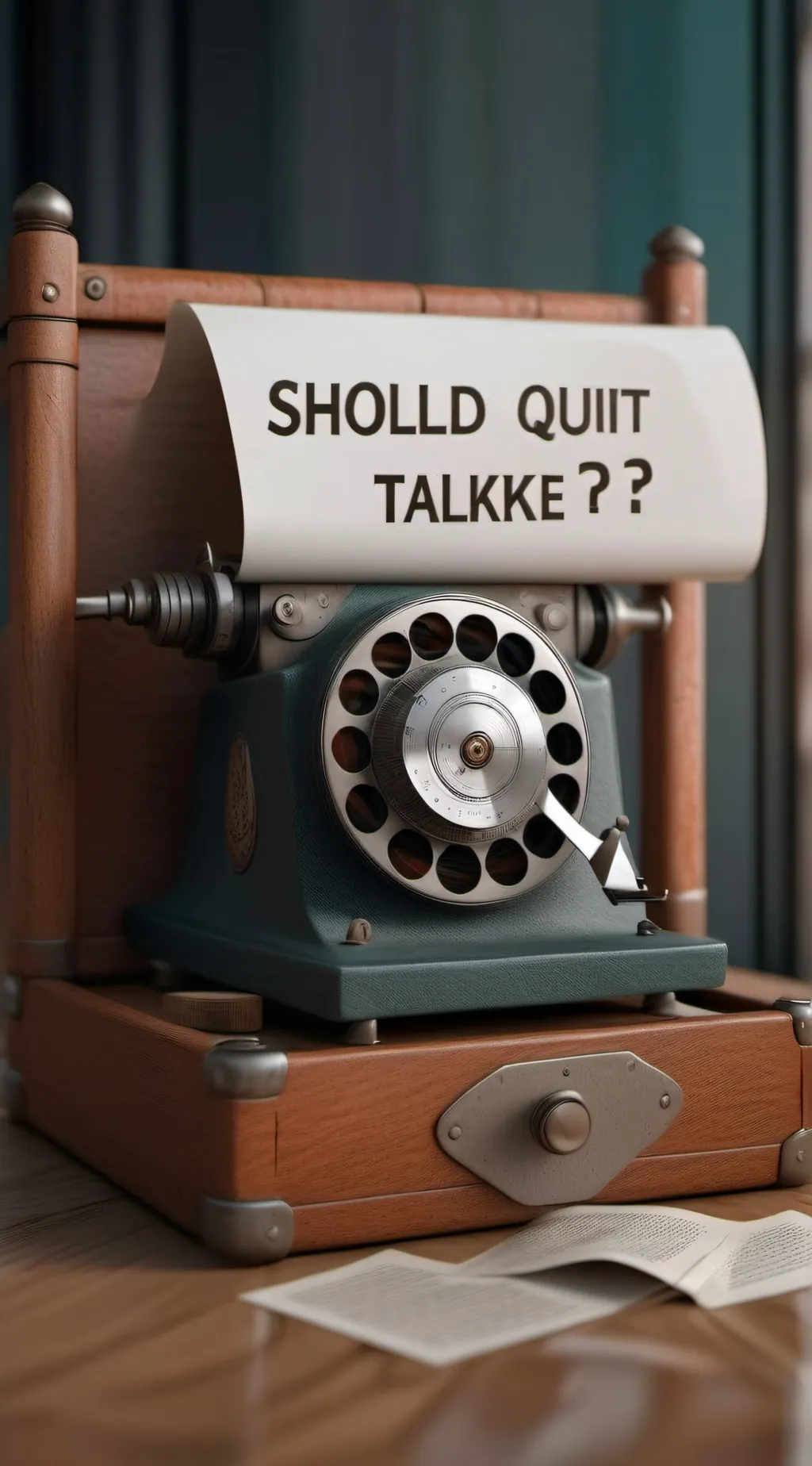 ai character: Should I quit?… background