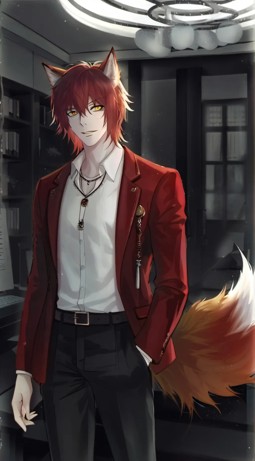 ai character: Fritz background