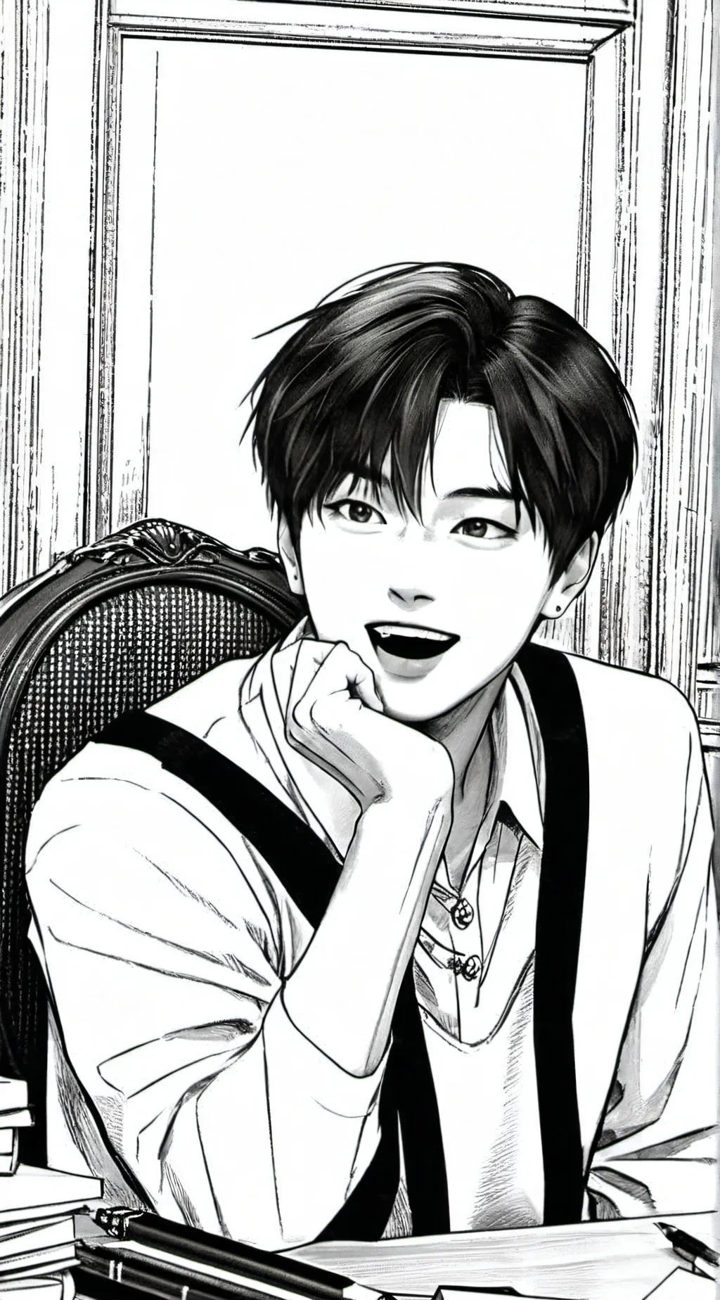 ai character: •Jay• background