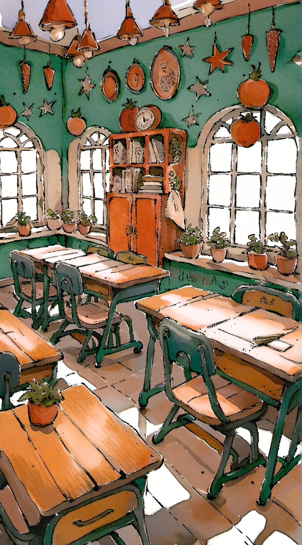 ai character: class 1-A background