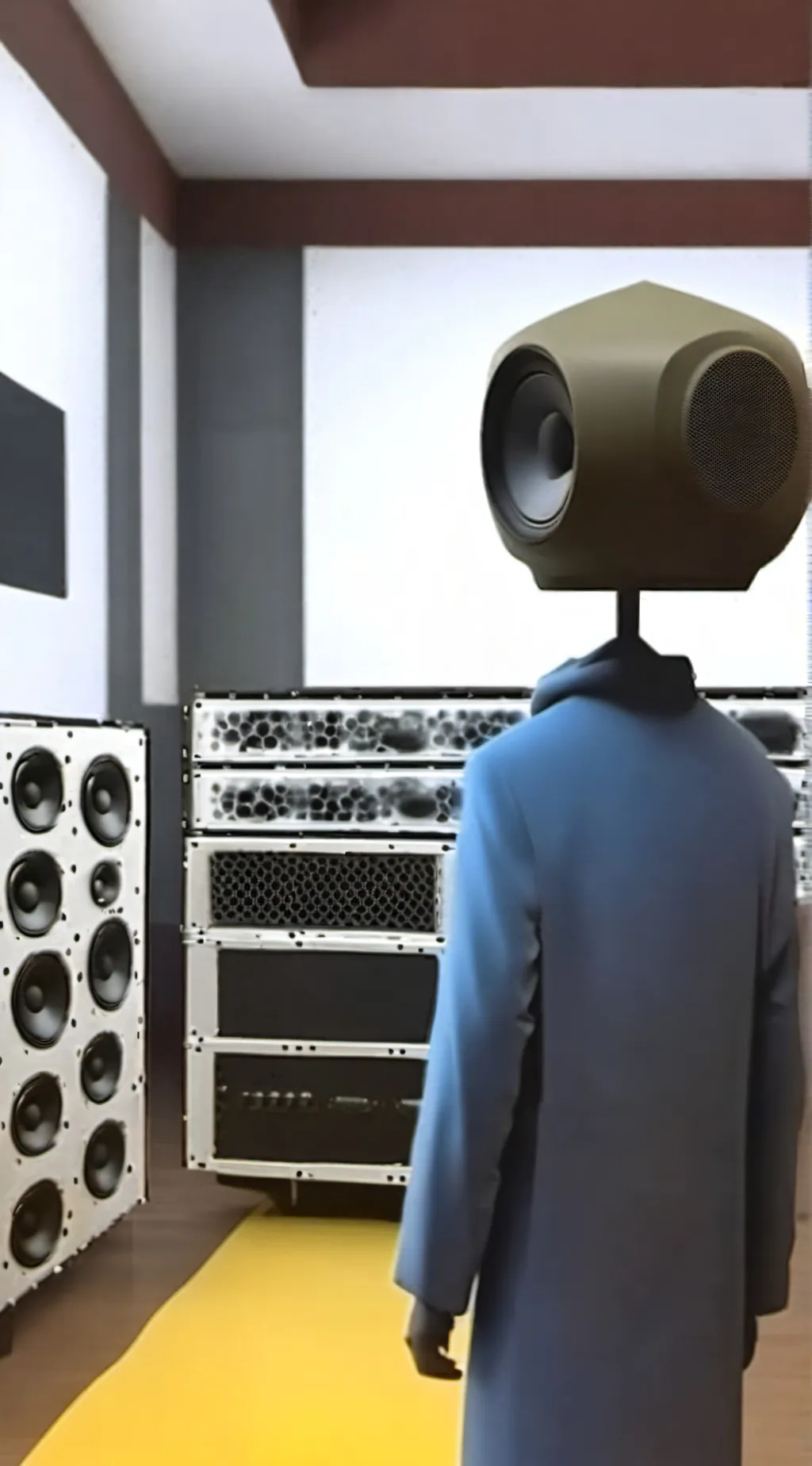 ai character: speaker man background