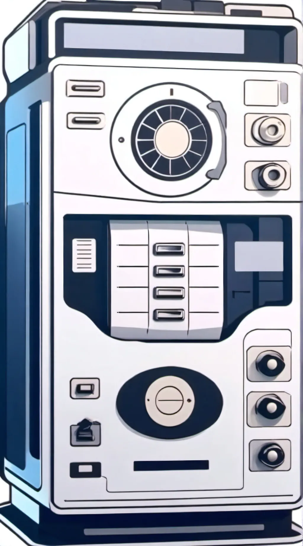 ai character: IPhone machine background