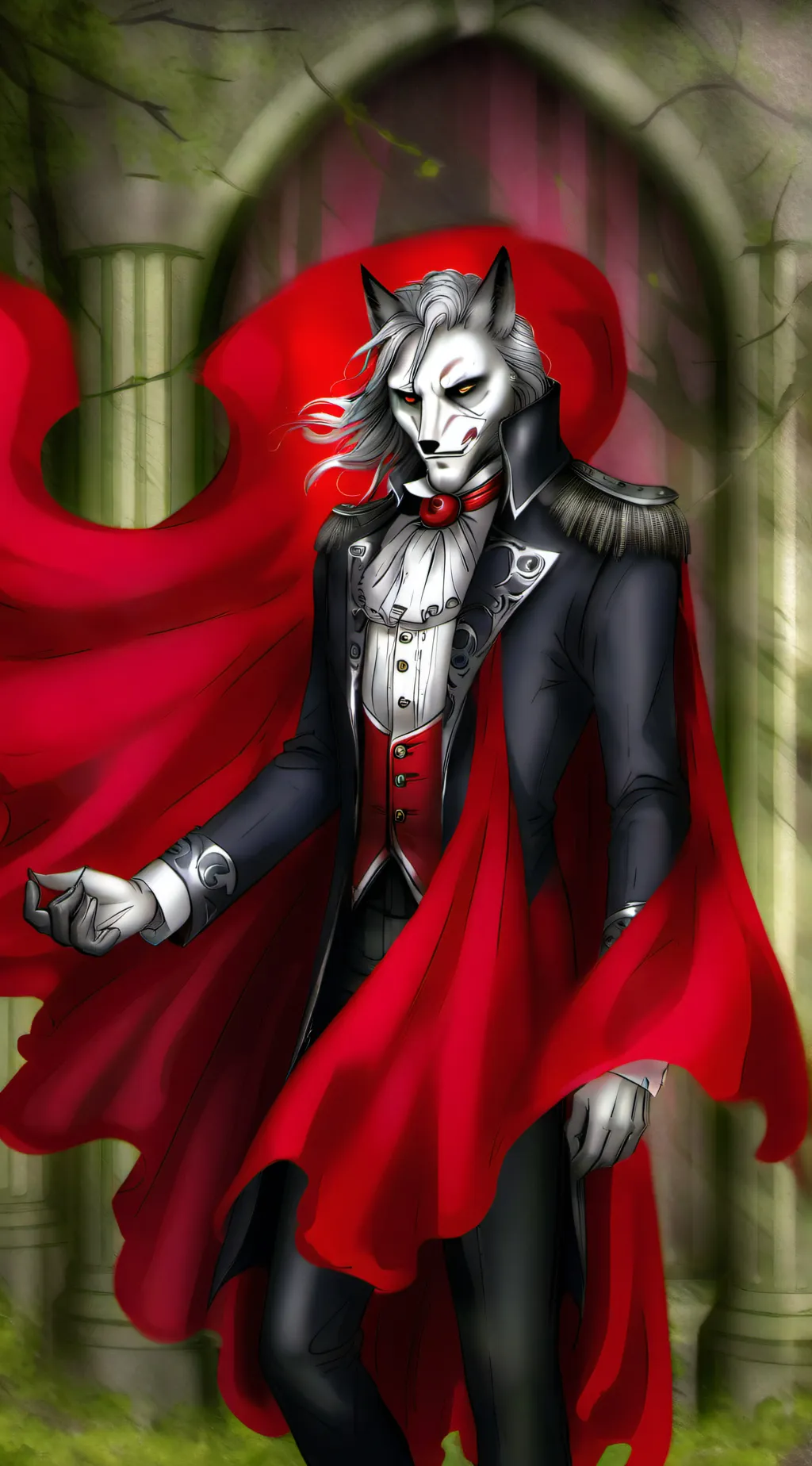 ai character: phantom  background