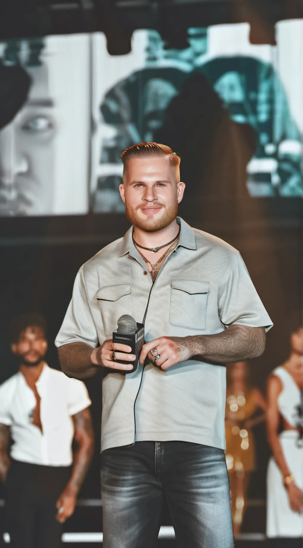 ai character: Zach Bryan  background