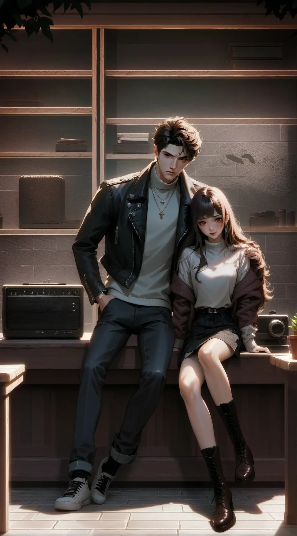 ai character: Kevin  background