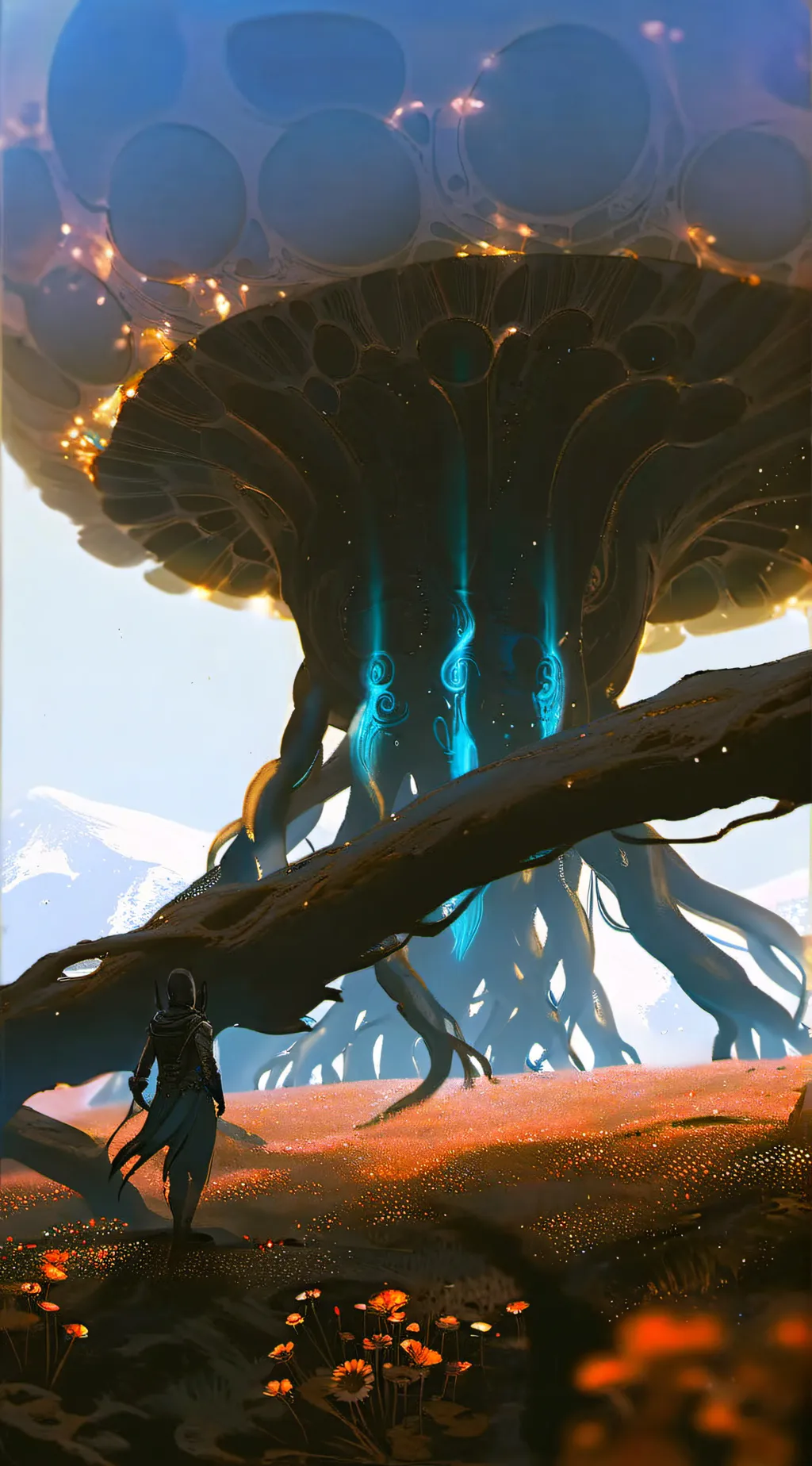 ai character: ~The alien planet~ background