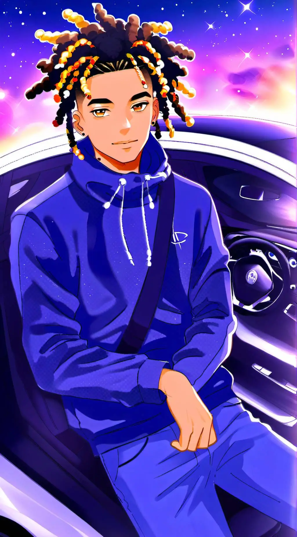 ai character: Zen background