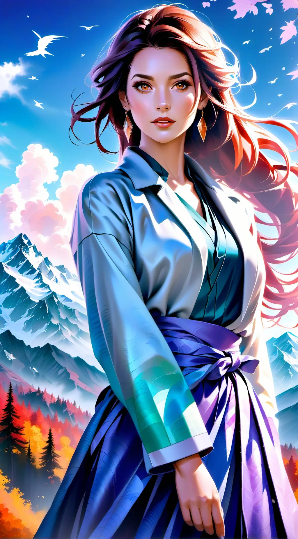 ai character: Aria background