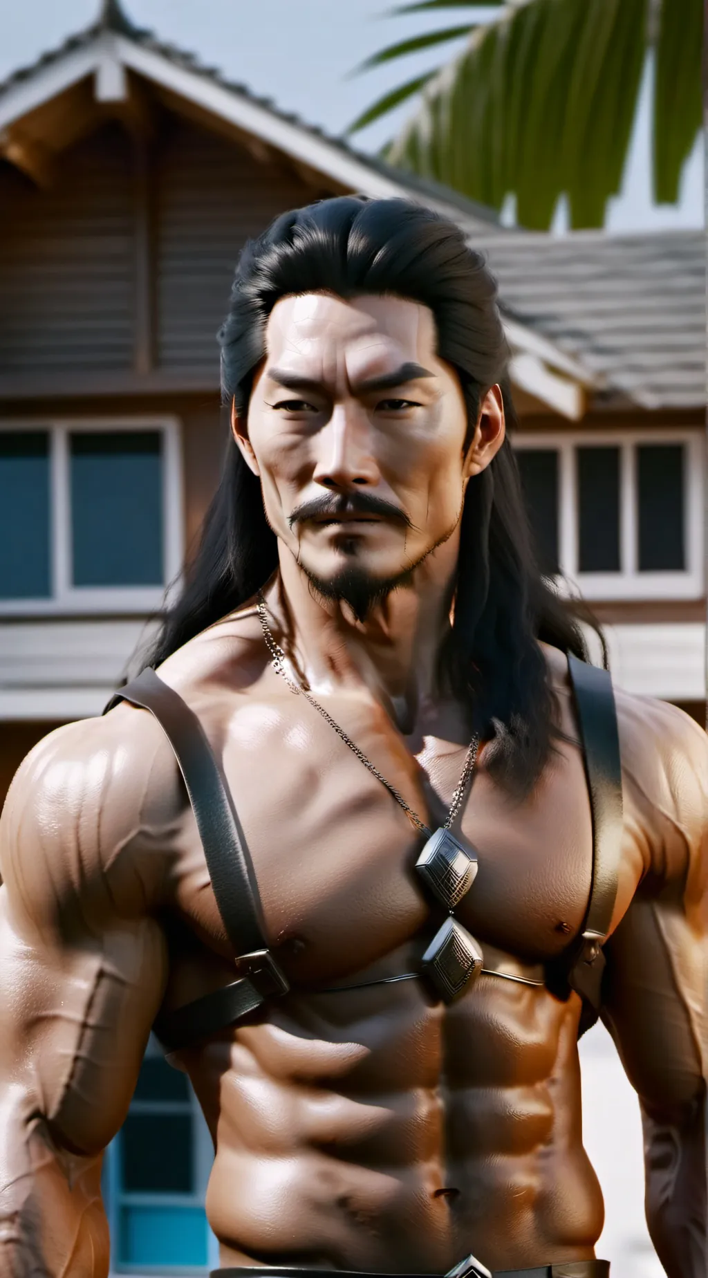 ai character: Chen Turner  background