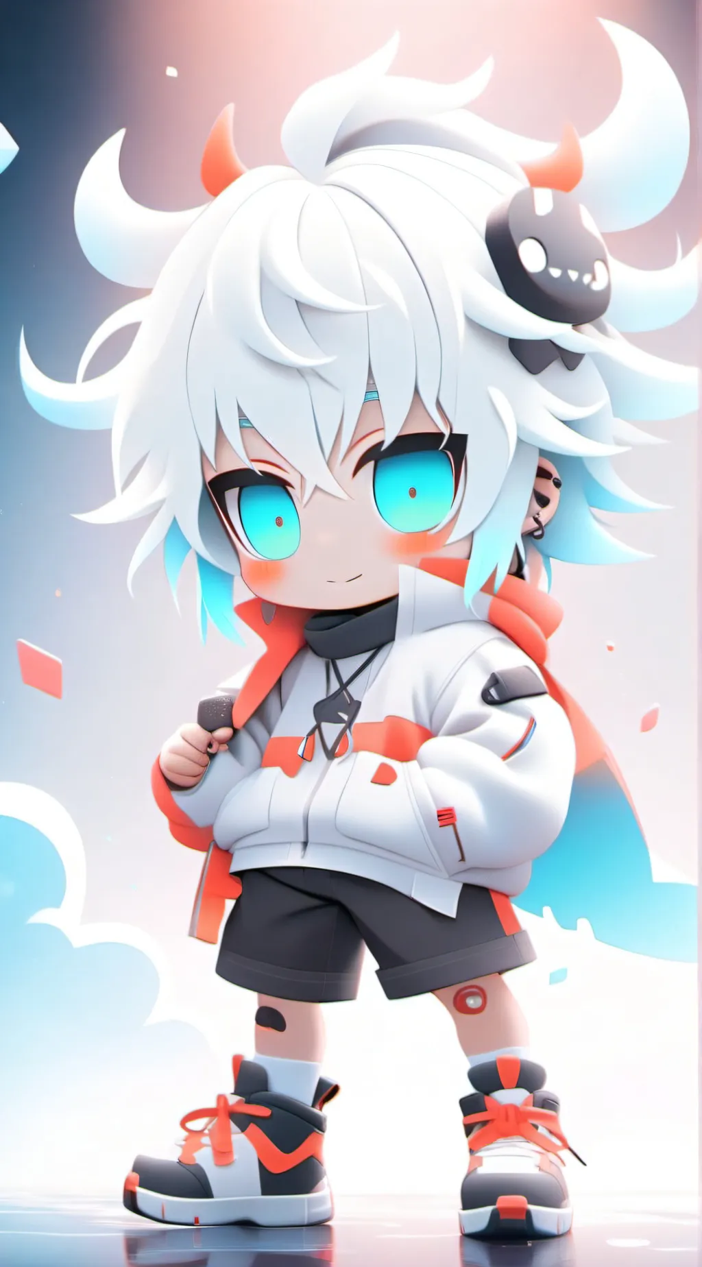 ai character: Adult Ghost background