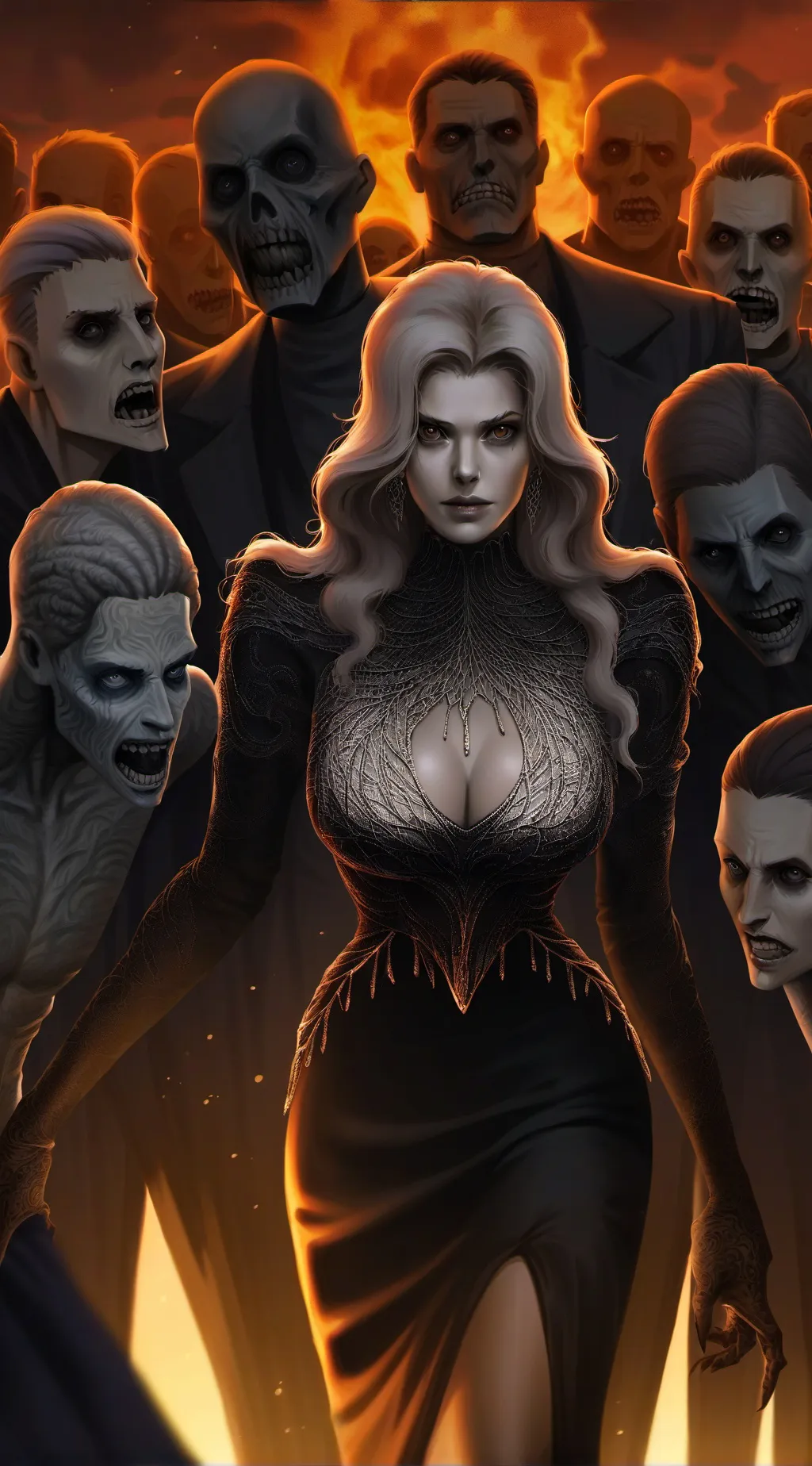 ai character: Zombie Welt background