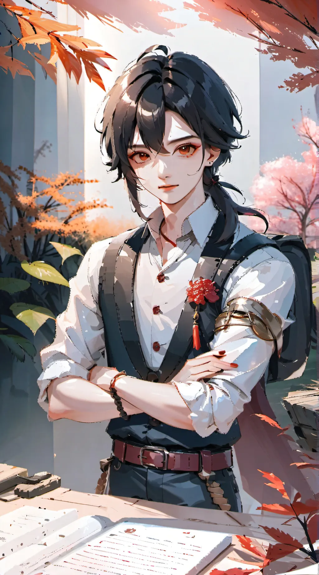 ai character: Johnny  background