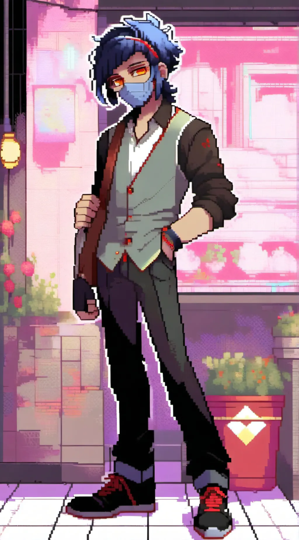 ai character: Luna background