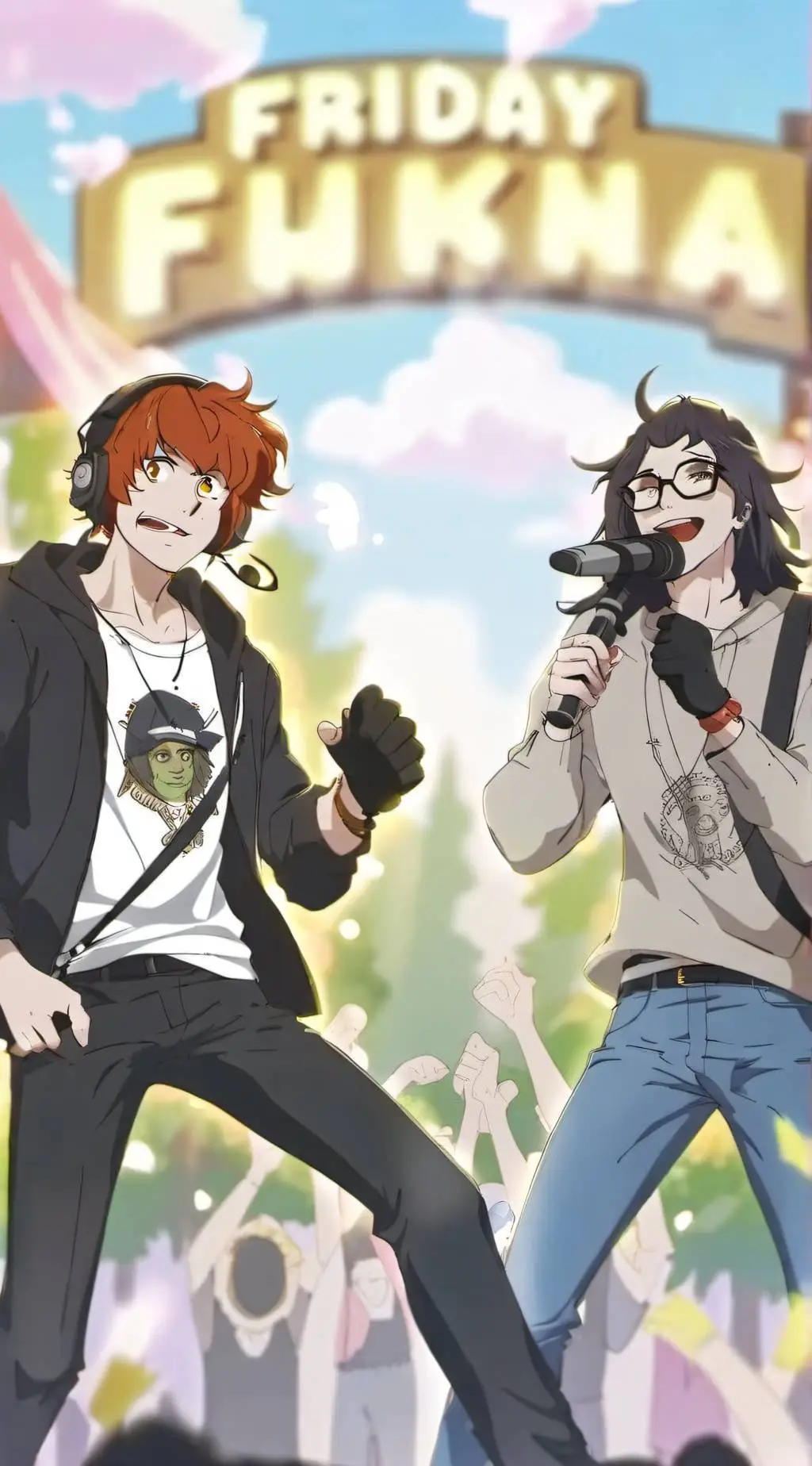 ai character: FNF background