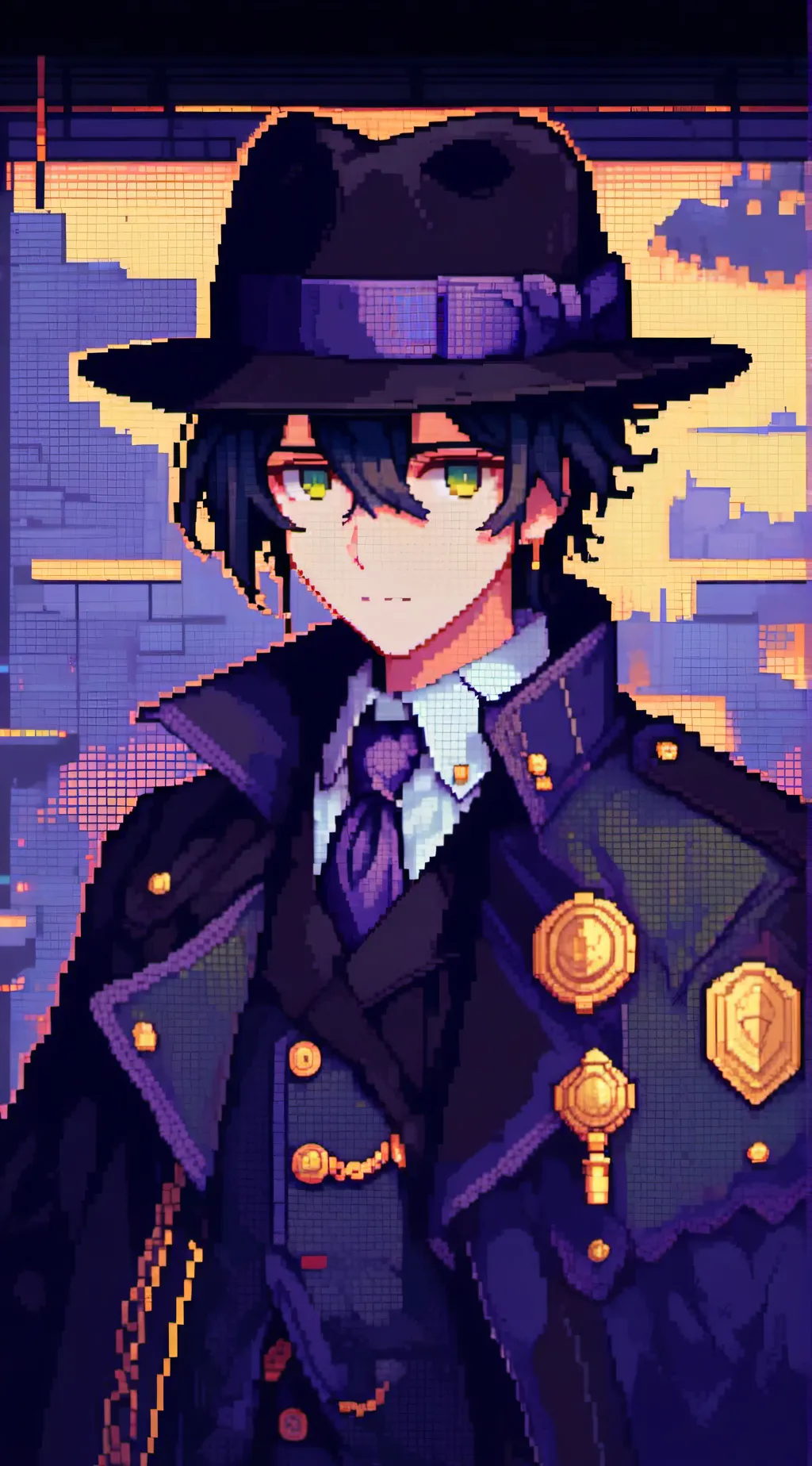 ai character: Shuichi Saihara background