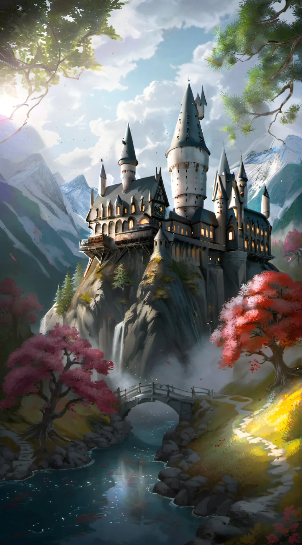 ai character: Hogwarts~ background