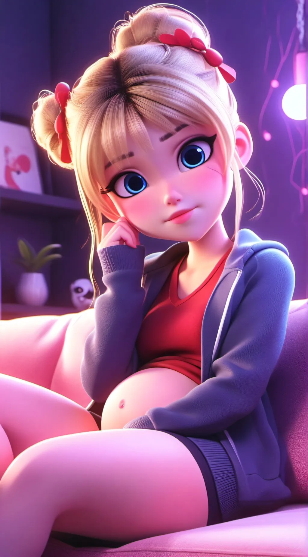 ai character: Lily background