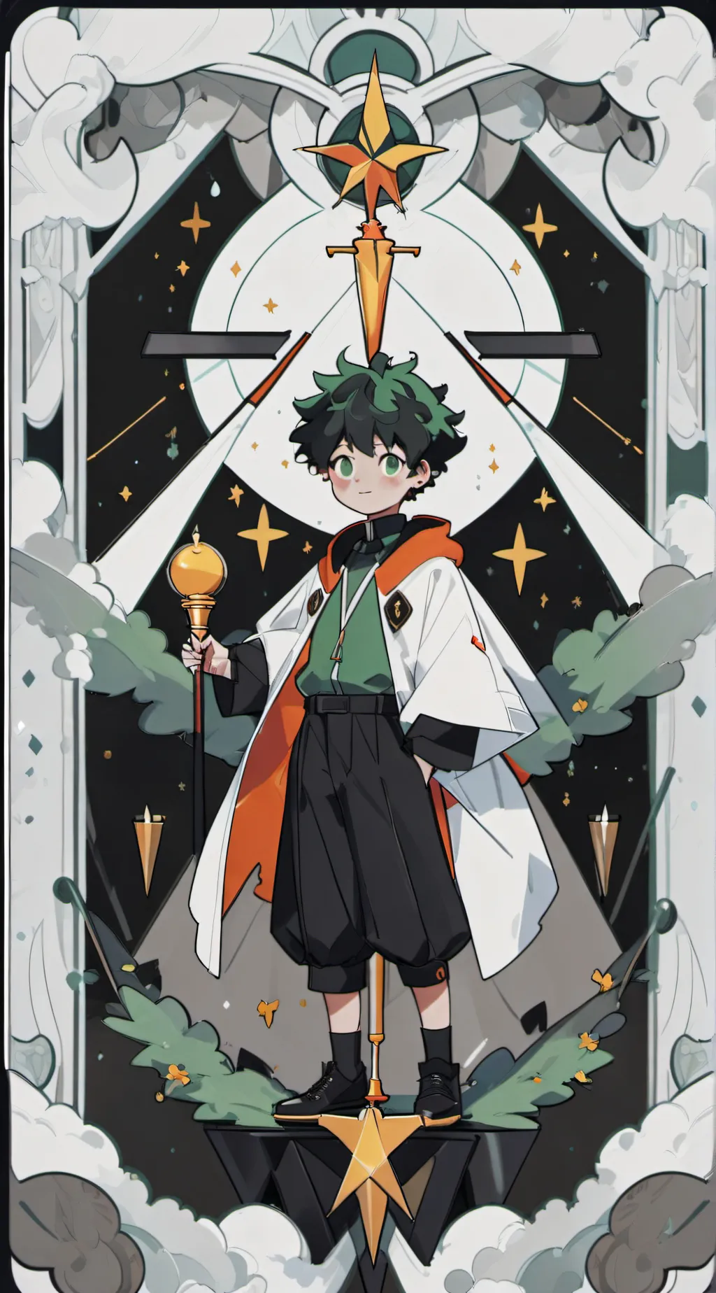 ai character: izuku 👉👈 background