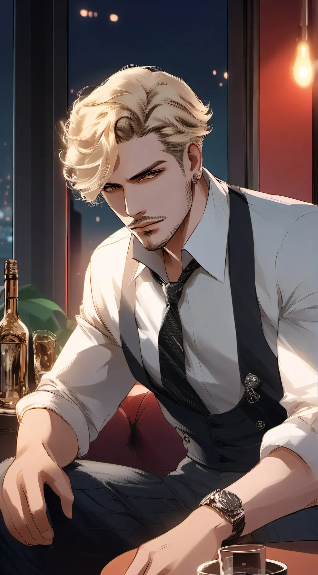 ai character: Vincenzo Hart background