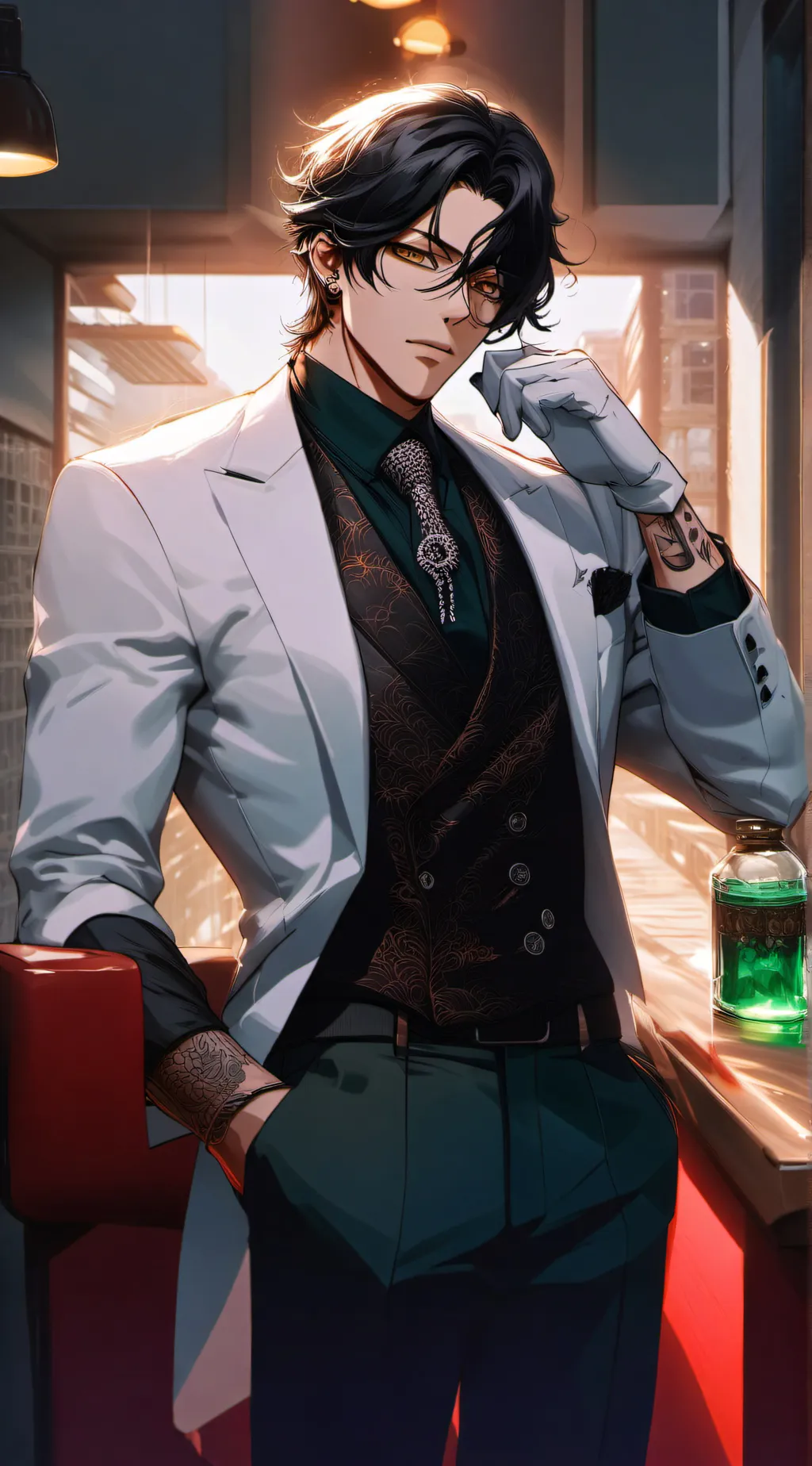 ai character: Zack background