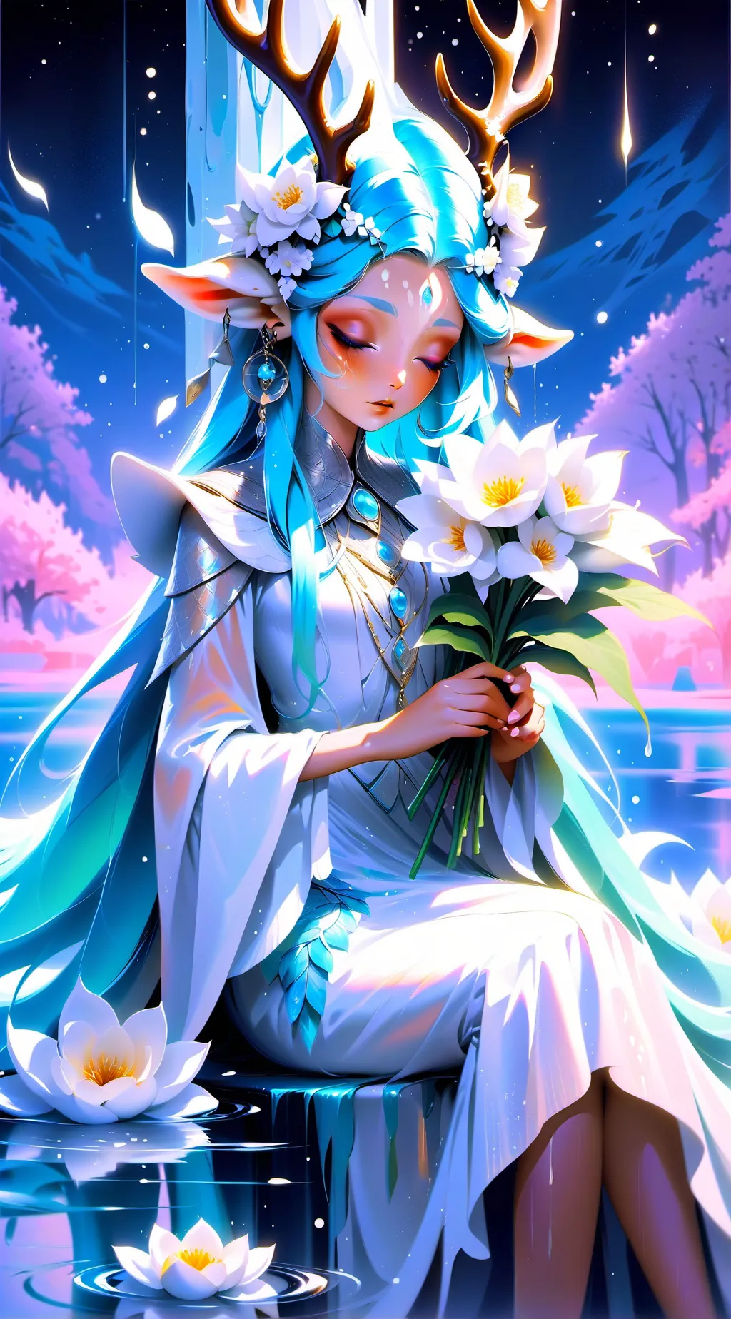 ai character: 🦋💎 Sarira 💎🦋 background