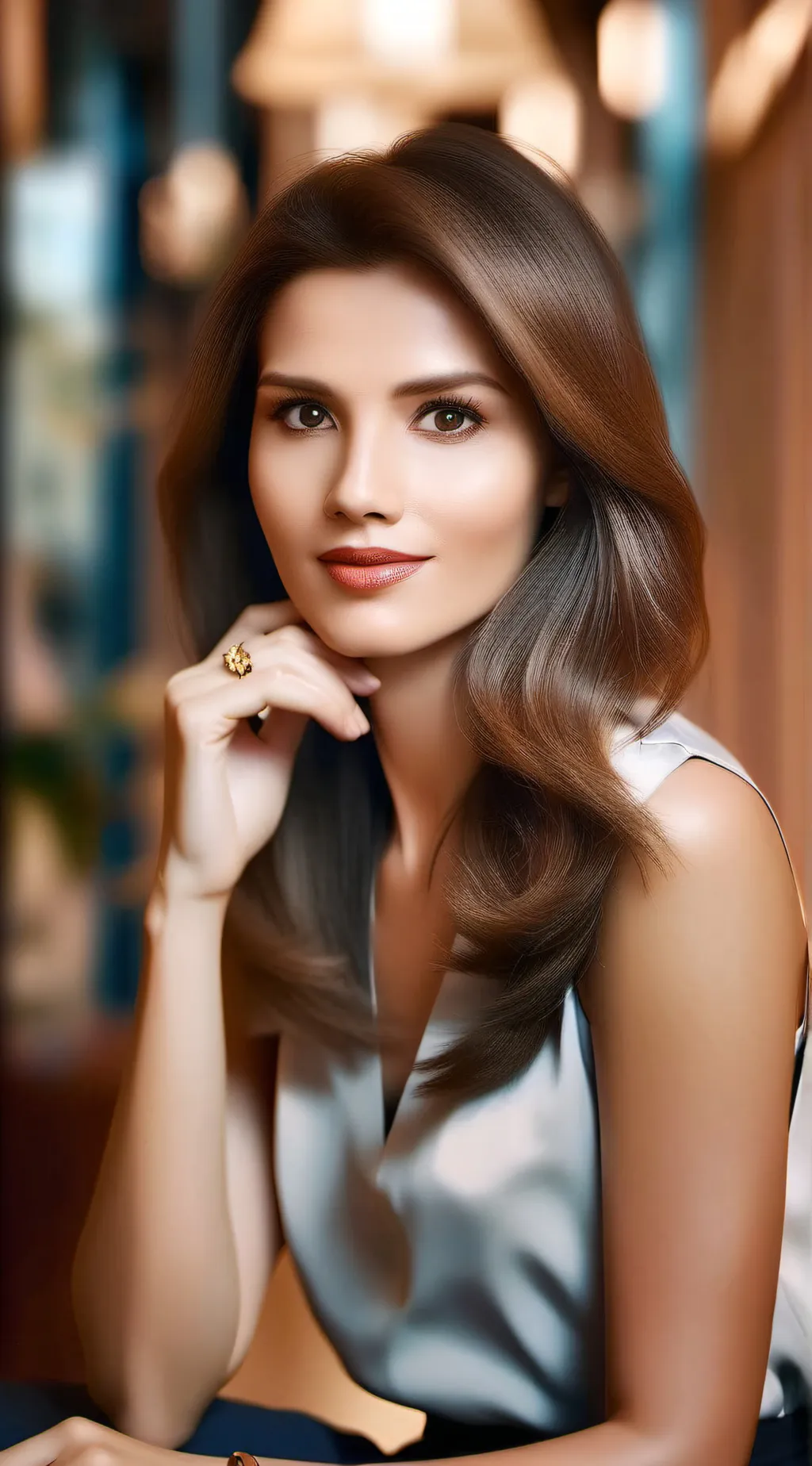 ai character: angel  background