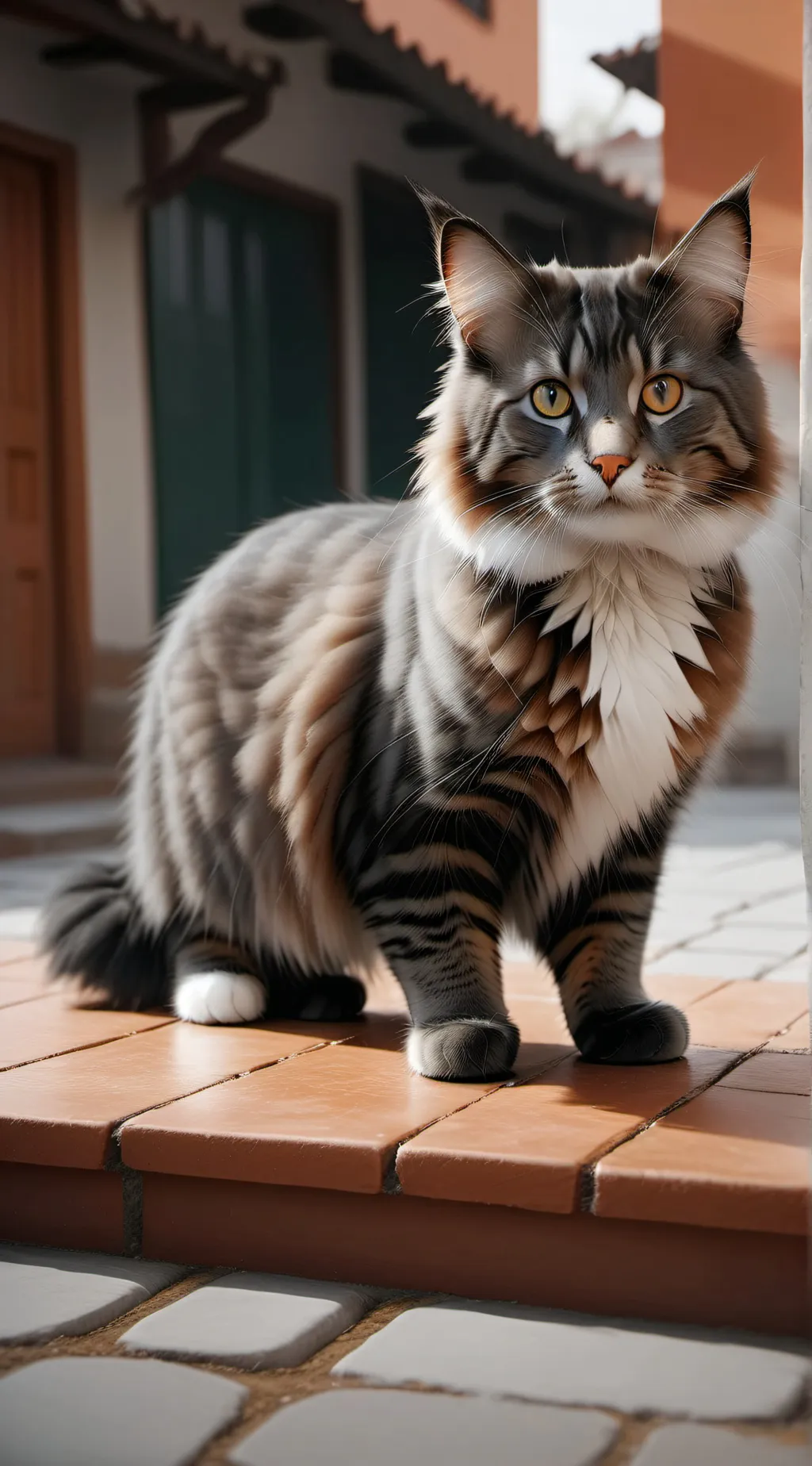 ai character: Your kitty cat background