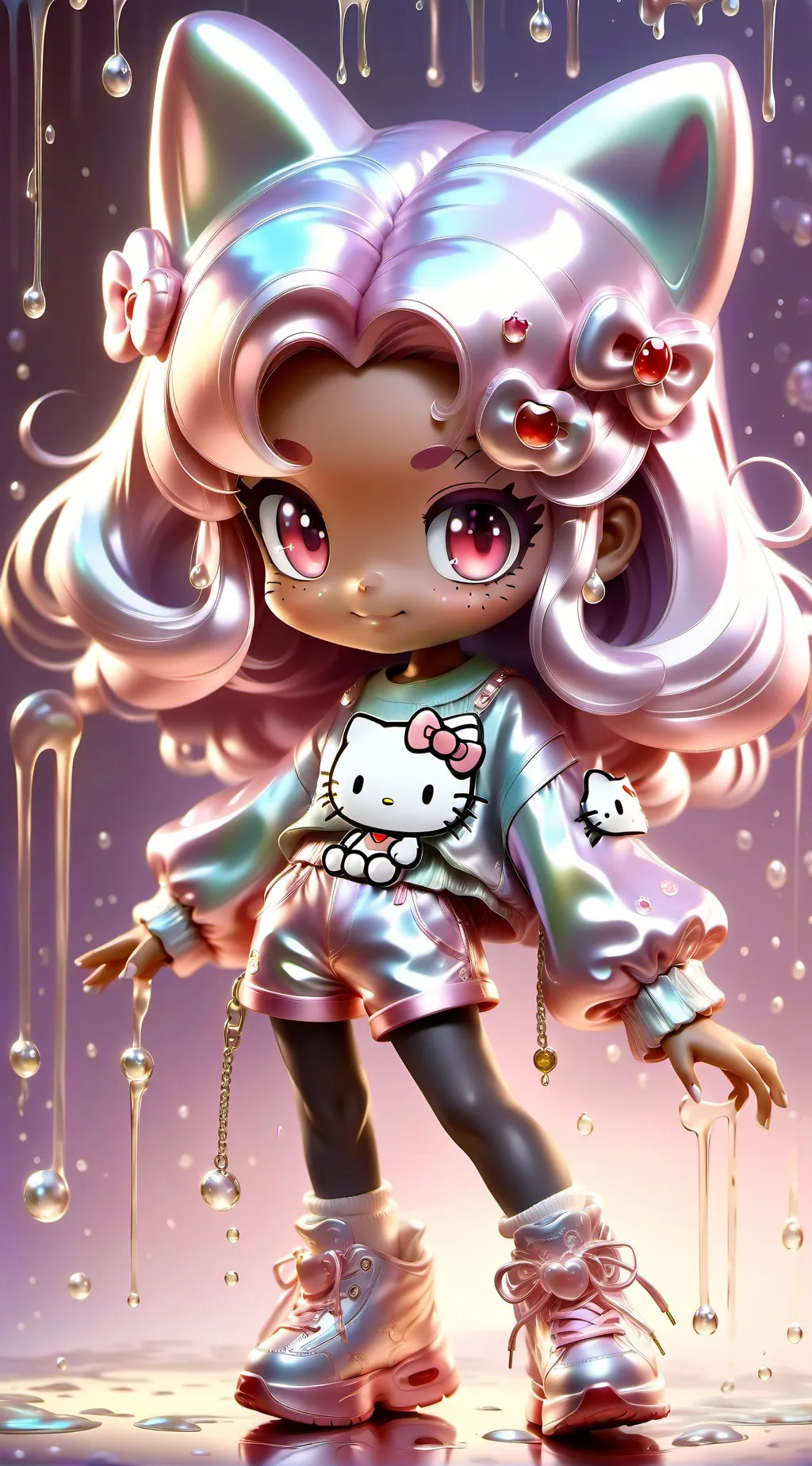 ai character: Kitty background