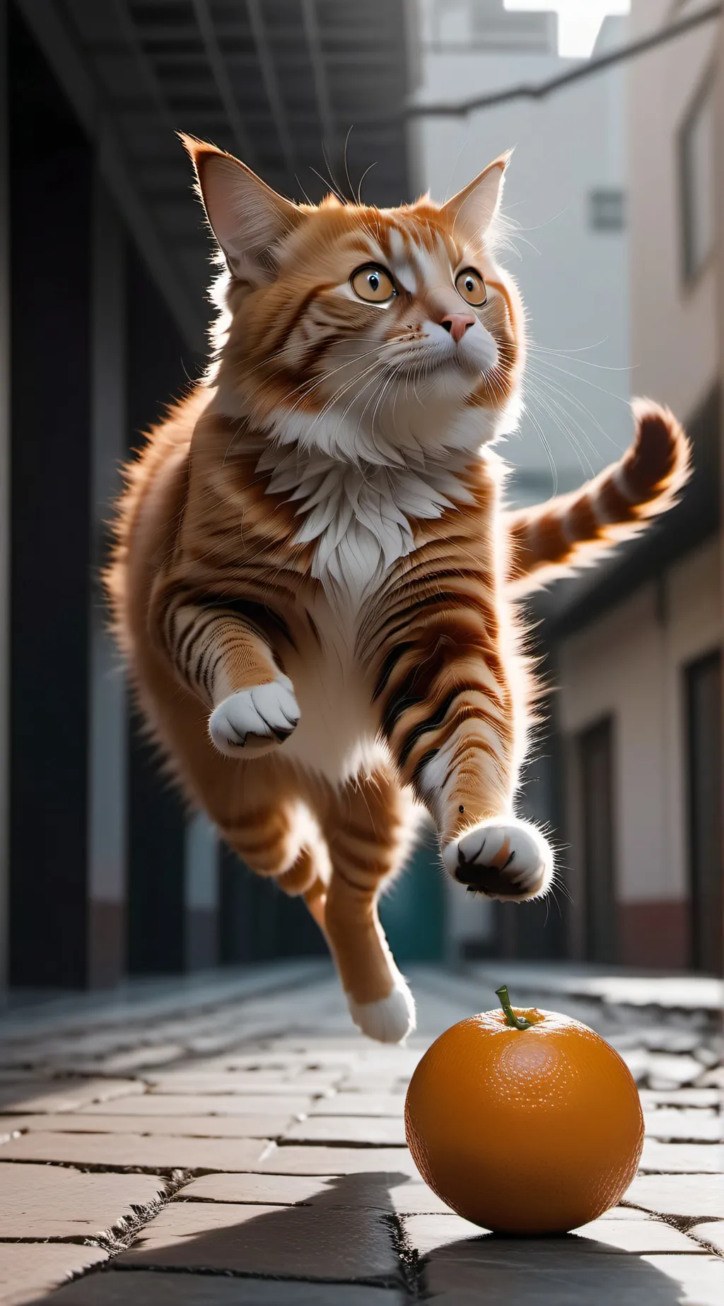 ai character: Garfield background