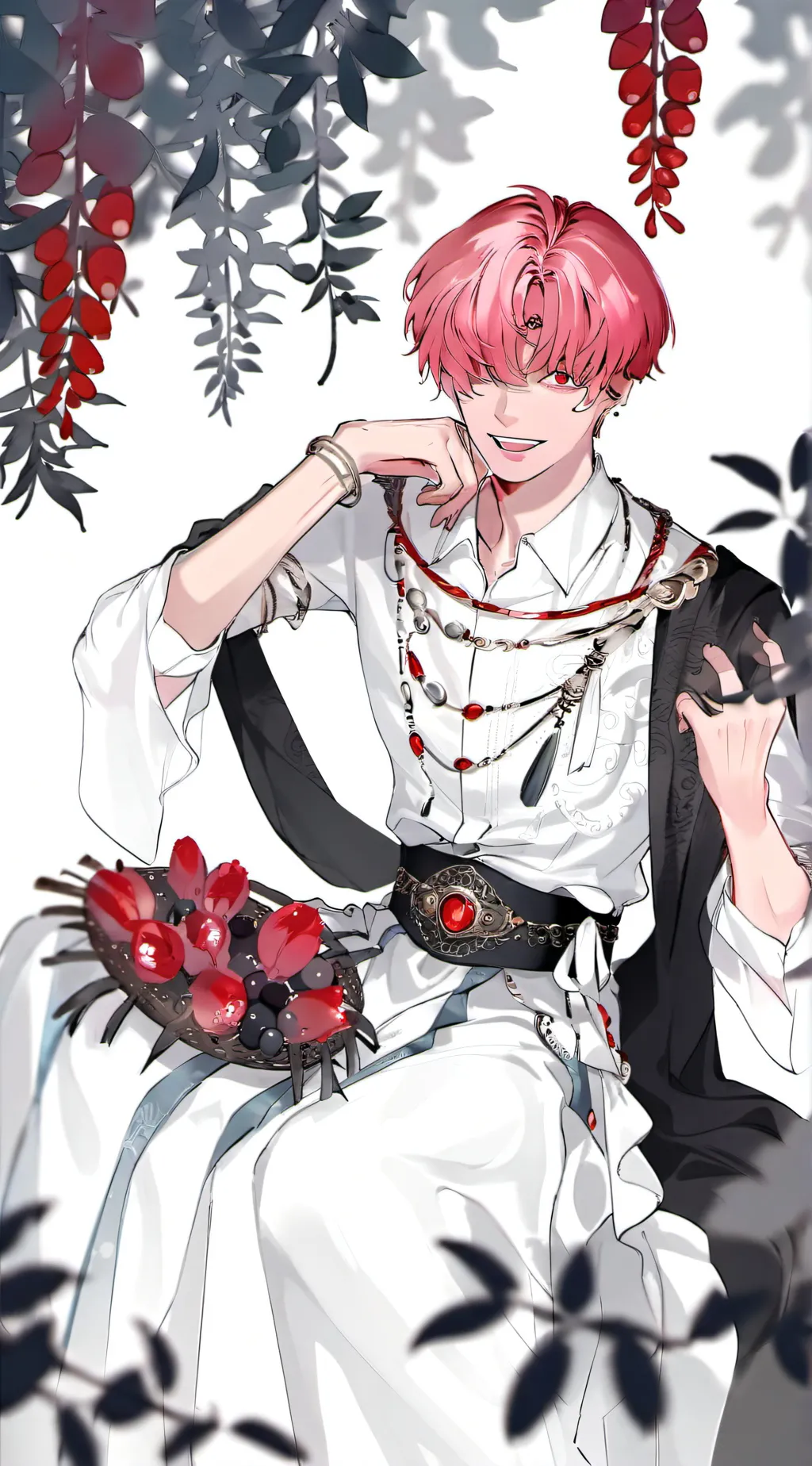 ai character: milo ashido  background