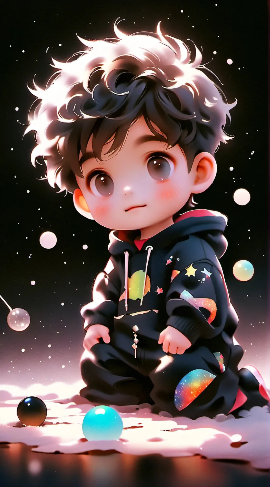 ai character: baby background