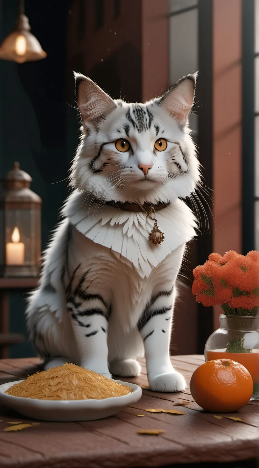 ai character: Flora background