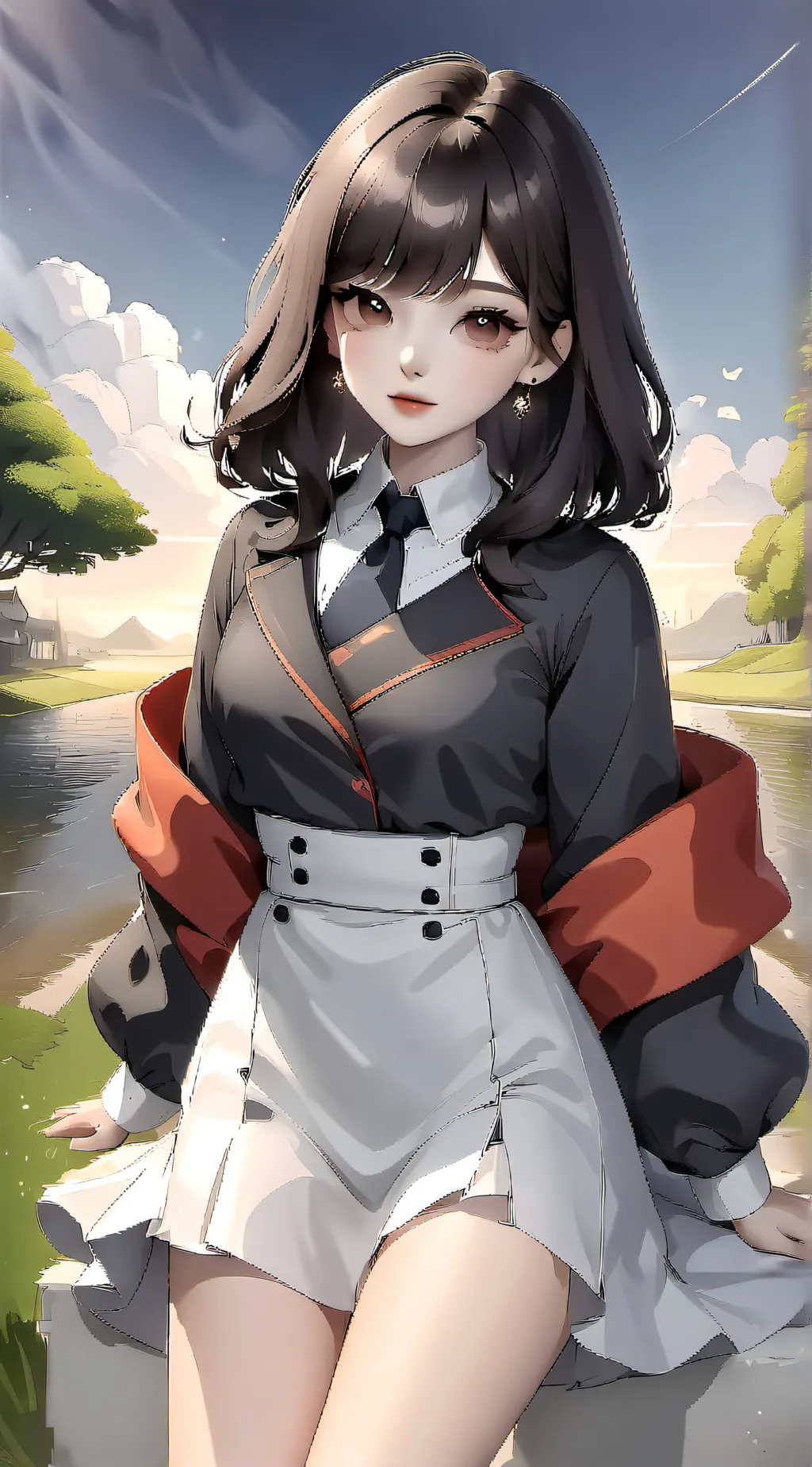 ai character: Tracy  background