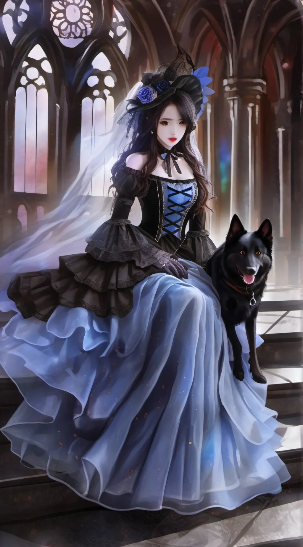 ai character: Hally  background