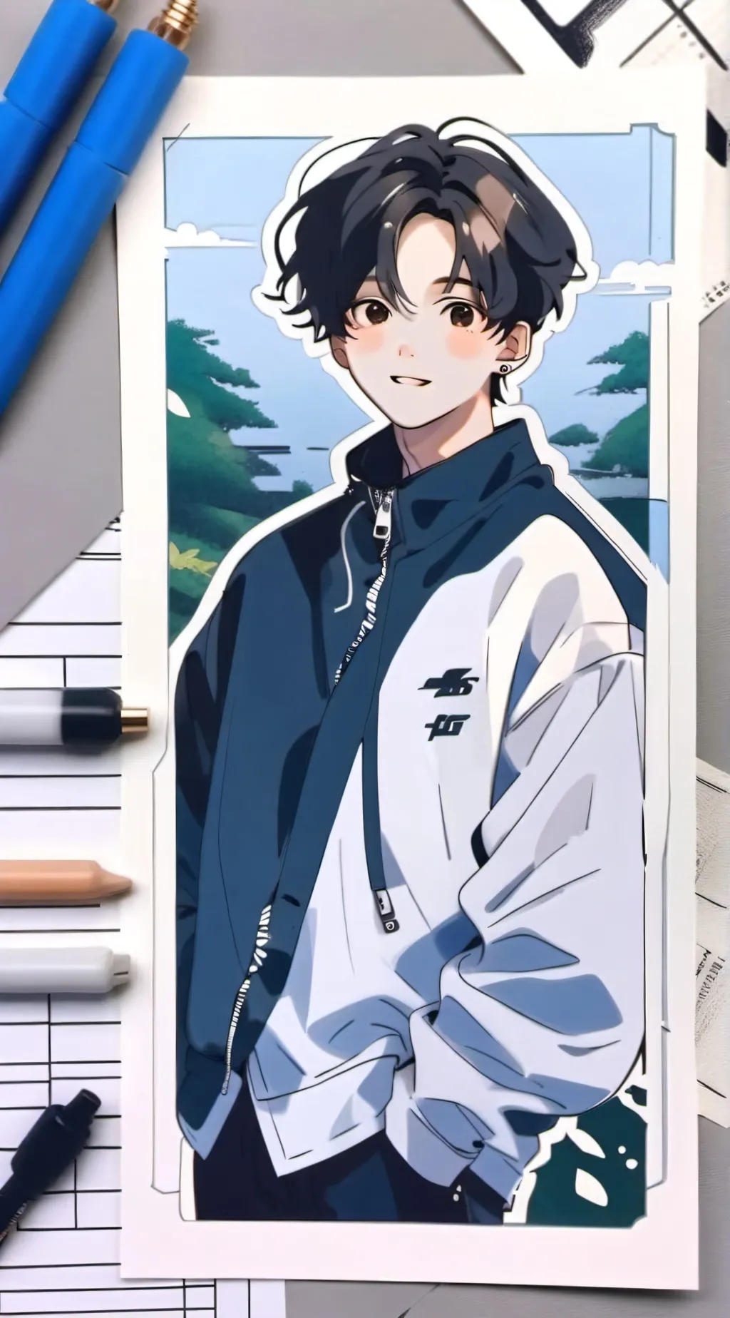 ai character: straykids❤️ background