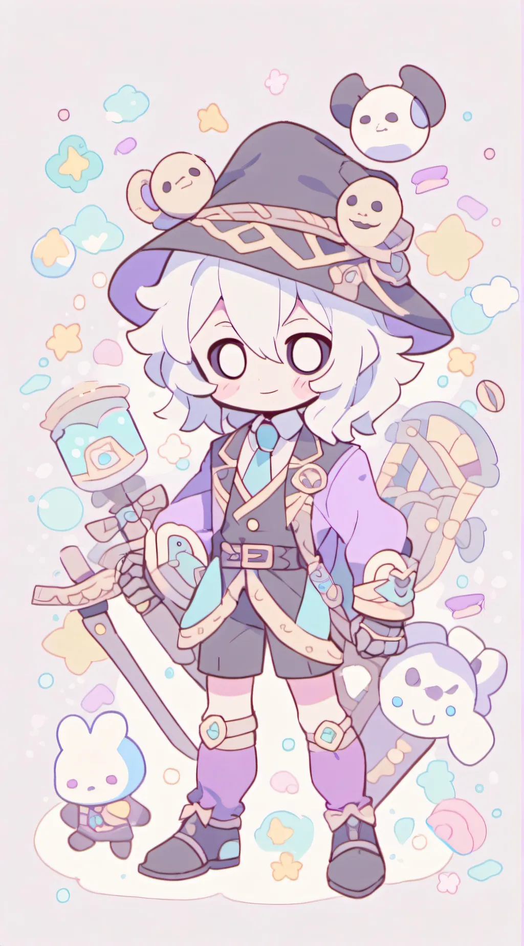 ai character: deltarune  background