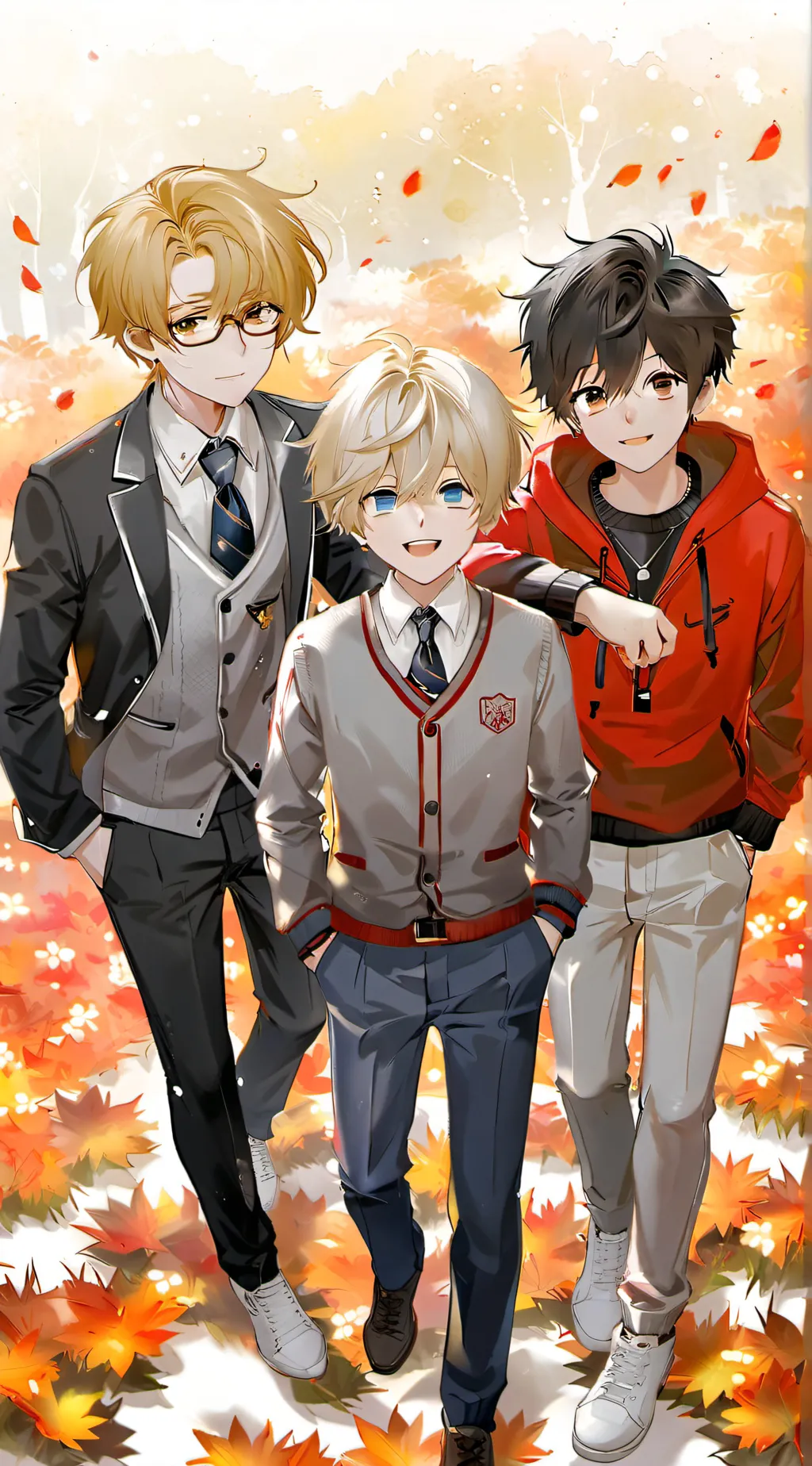 ai character: friend group background