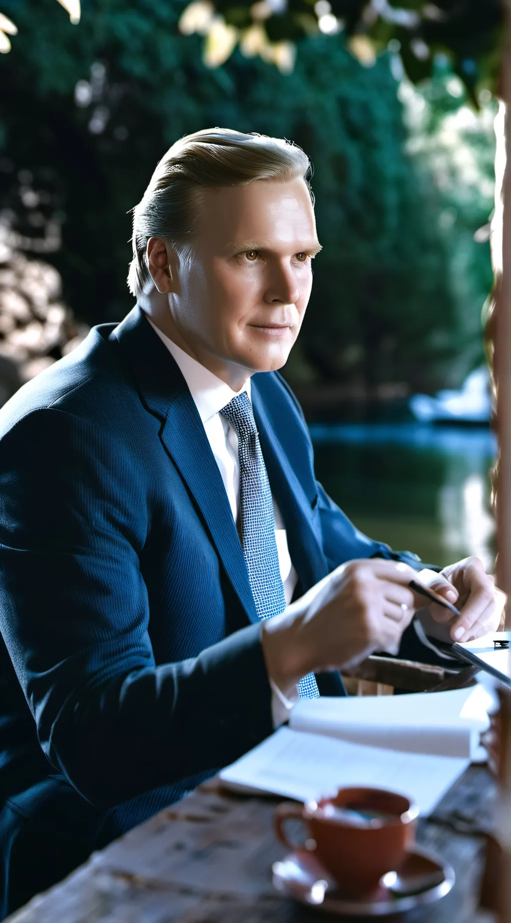 ai character: Lawrence Gordon background