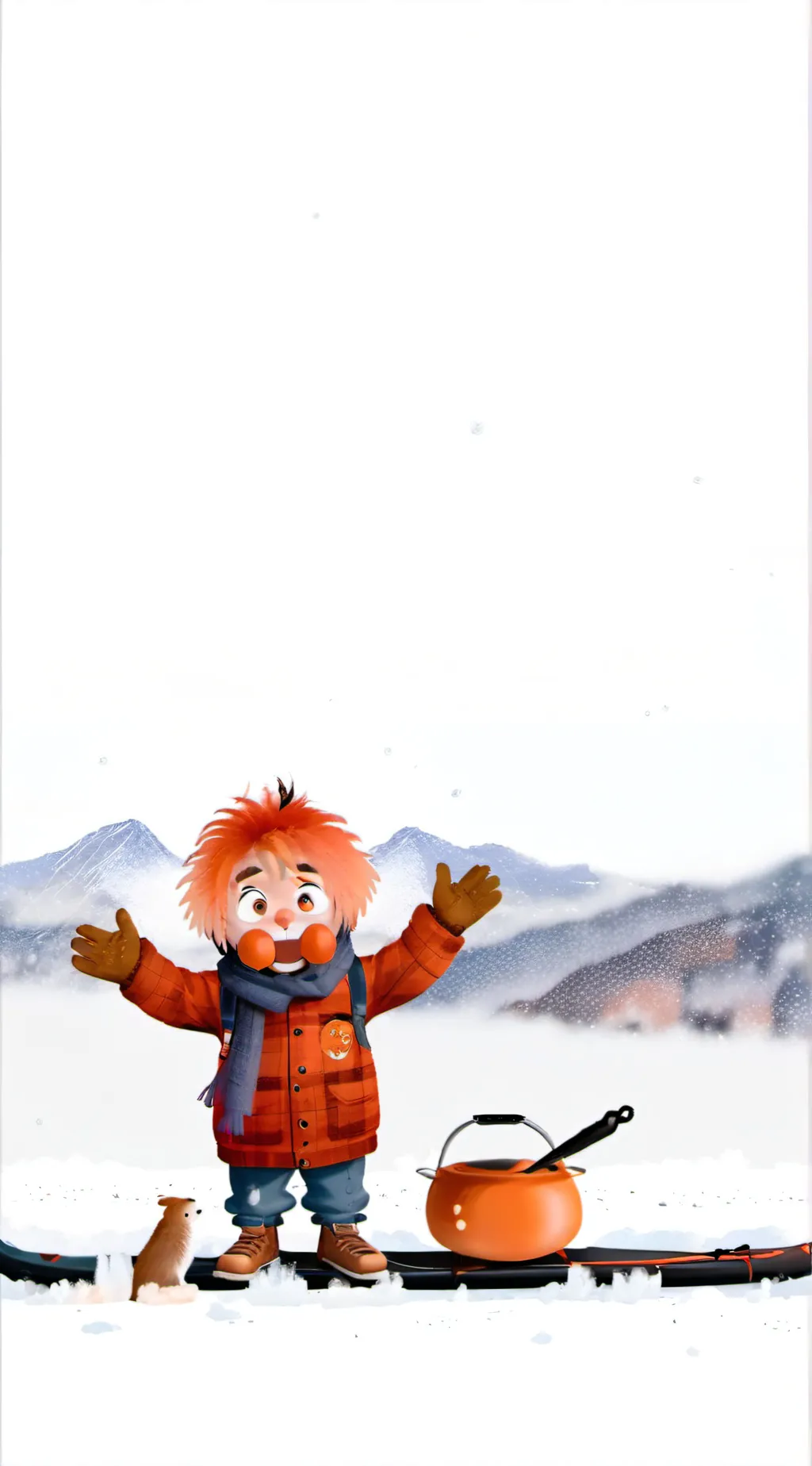 ai character: Anxiety background